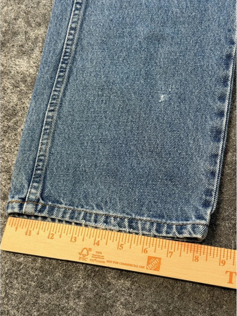 L.L.Bean Standard Fit Jeans Men’s 36x32 Blue Straight Leg 100% Cotton Denim